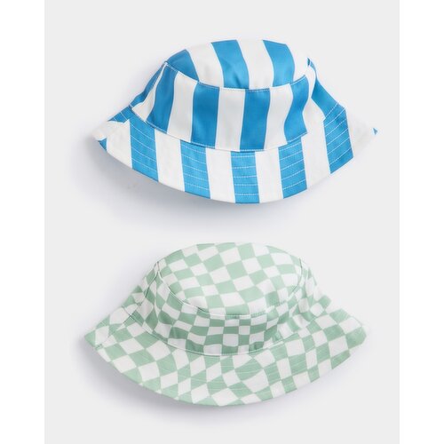 Sun Hats - Pack Of 2  Green 1-3 Yrs