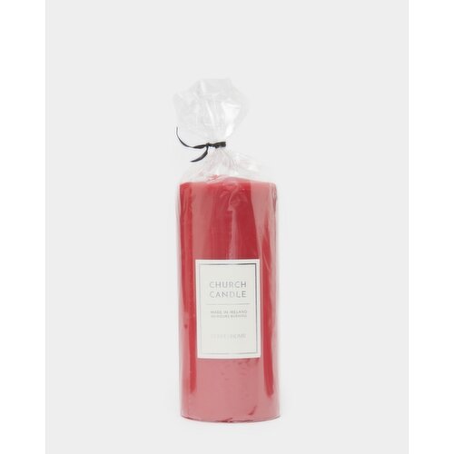Large Red Pillar Candle Red
