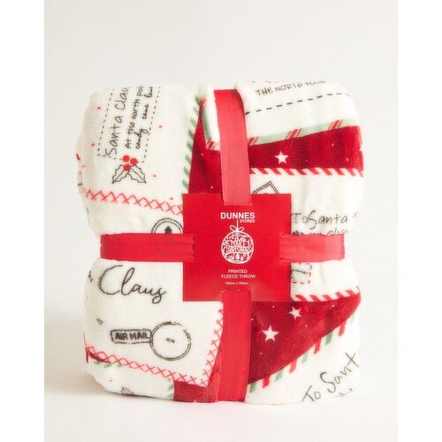 Letter To Santa Throw Multi 