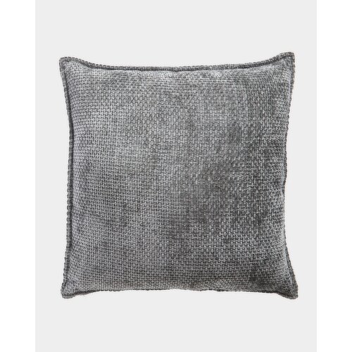 Layla Weave Cushion Charcoal 45cm X 45cm
