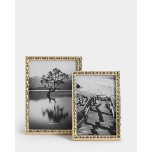 Dapple Frame Gold 5in X 7in