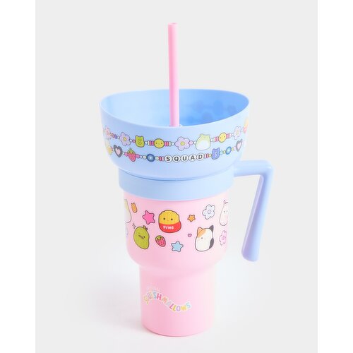 Squishmallows Bowl & Cup Set Pink