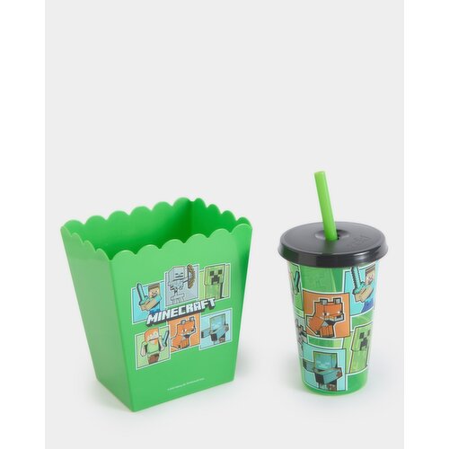 Minecraft Popcorn Set Green