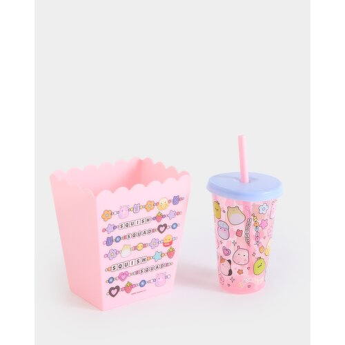 Squishmallows Popcorn Set Pink 