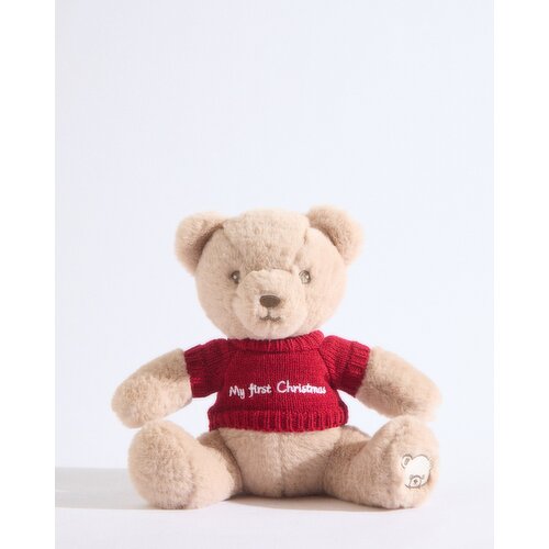 My First Christmas Teddy Bear Beige