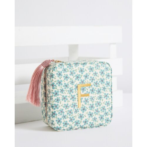 Carolyn Donnelly Eclectic Embroidered Alphabet Jewellery Box F