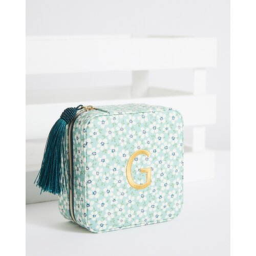 Carolyn Donnelly Eclectic Embroidered Alphabet Jewellery Box G