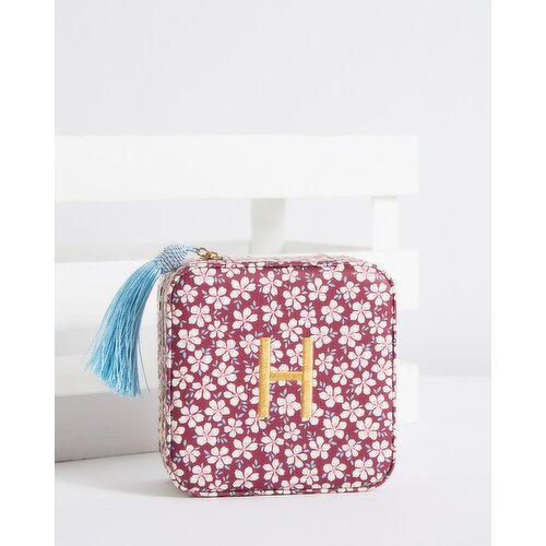 Carolyn Donnelly Eclectic Embroidered Alphabet Jewellery Box H