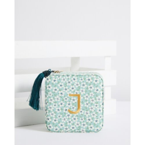Carolyn Donnelly Eclectic Embroidered Alphabet Jewellery Box J