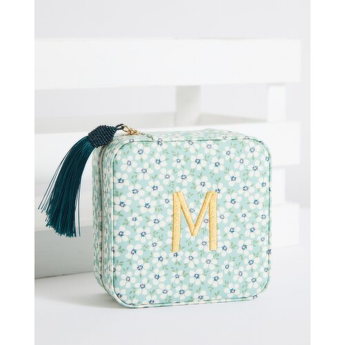 Carolyn Donnelly Eclectic Embroidered Alphabet Jewellery Box M 