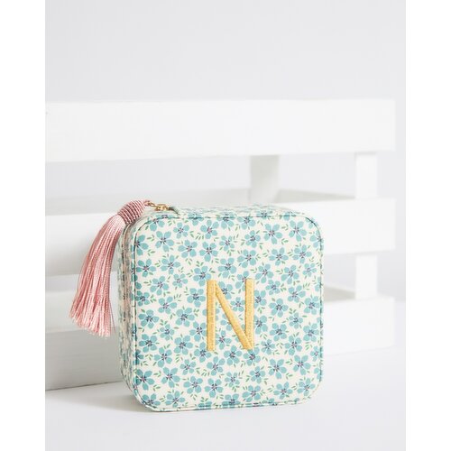 Carolyn Donnelly Eclectic Embroidered Alphabet Jewellery Box N
