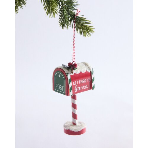 Letterbox Hanging Decoration Red