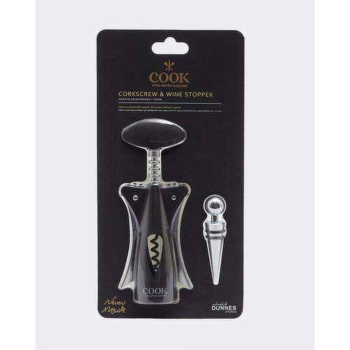 Corkscrew And Wine Stopper Sless-Steel