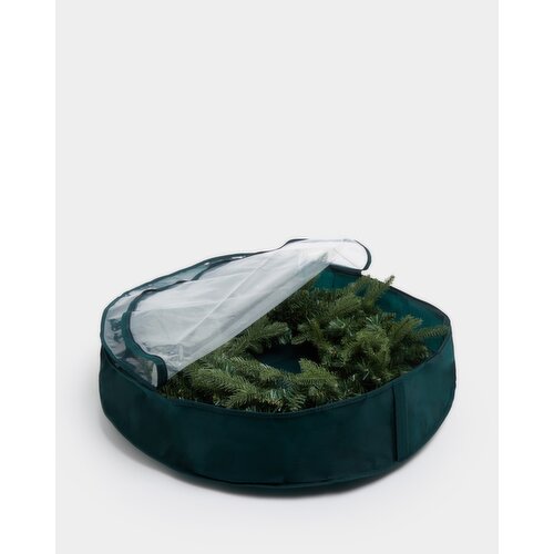 Wreath and Garland Storage Bag Green