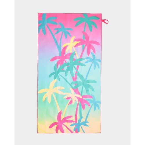 Microfibre Beach Towel Pink