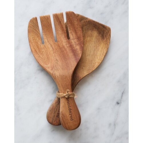 Helen James Considered Salad Servers Wood 