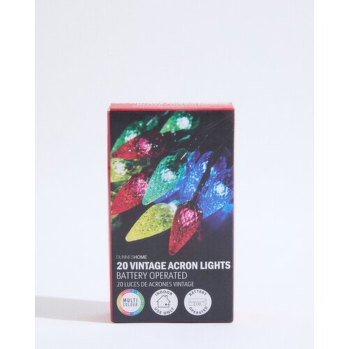 Vintage LED Lights - 20 Multi