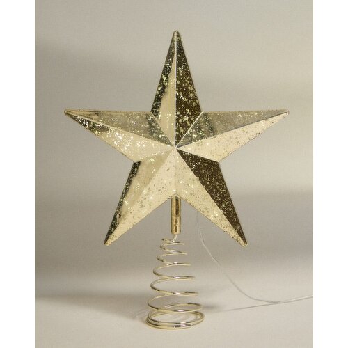 Mercury LED Star Tree Topper Gold