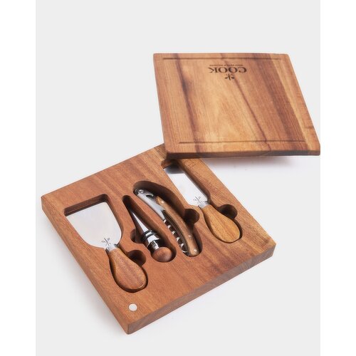 Neven Maguire Square Cheese Set Wood 