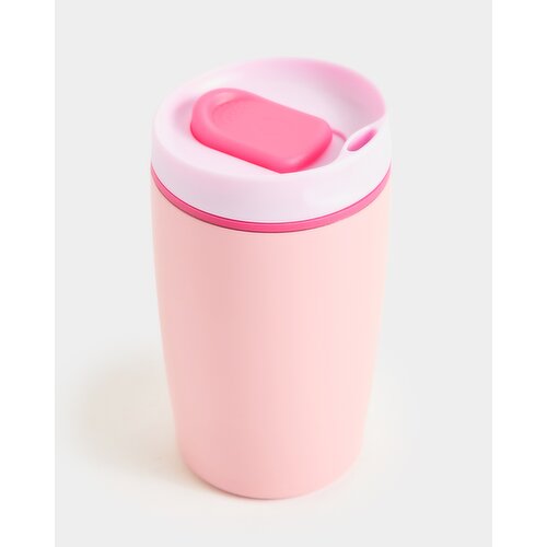 Stainless Steel Spill-Proof Travel Mug Pink