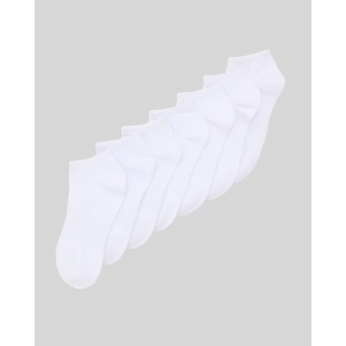 Girls Trainer Socks White 4-6.5