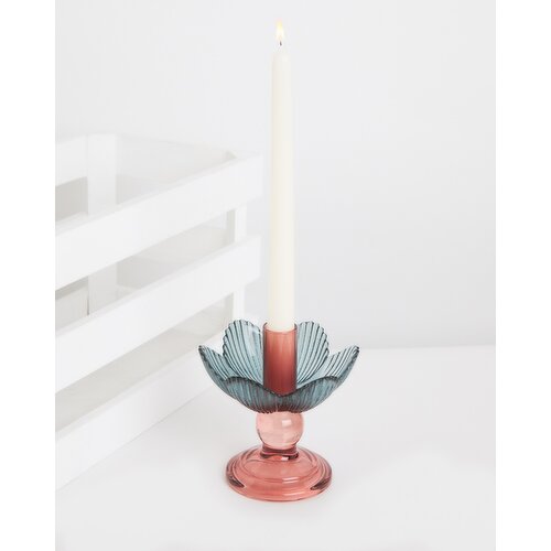 Carolyn Donnelly Eclectic Flower Candle Holder Multi