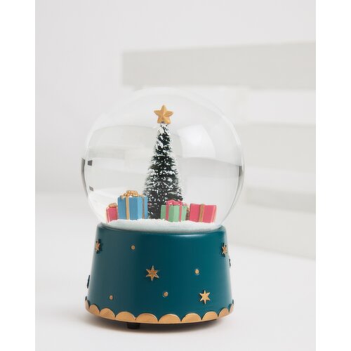 Carolyn Donnelly Eclectic Large Snow Globe Green 