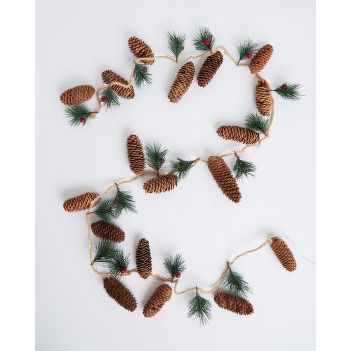 Carolyn Donnelly Eclectic Pine Cone Christmas Lights Multi