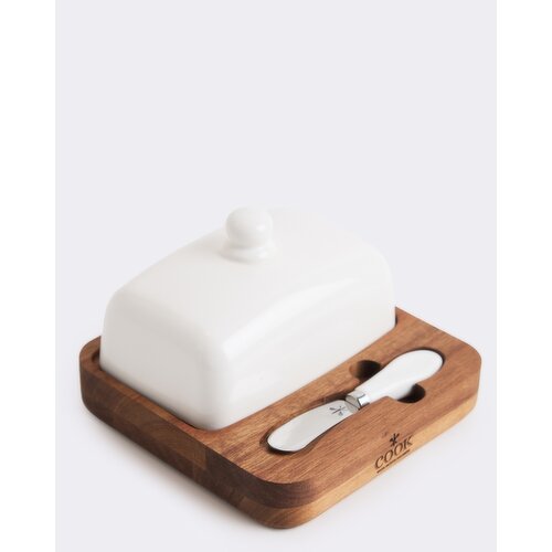 Neven Maguire Butter Dish Set Wood 