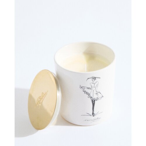 Paul Costelloe Living Ceramic Lady Candle White 