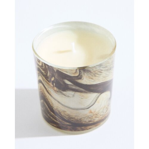 Paul Costelloe Living Marble Decal Candle Multi 