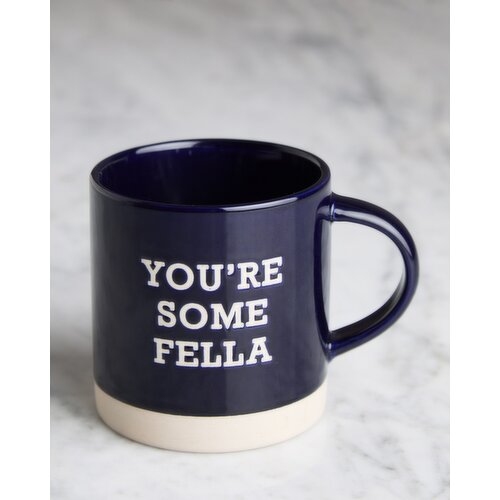 Helen James Considered You're Some Fella Mug Blue 