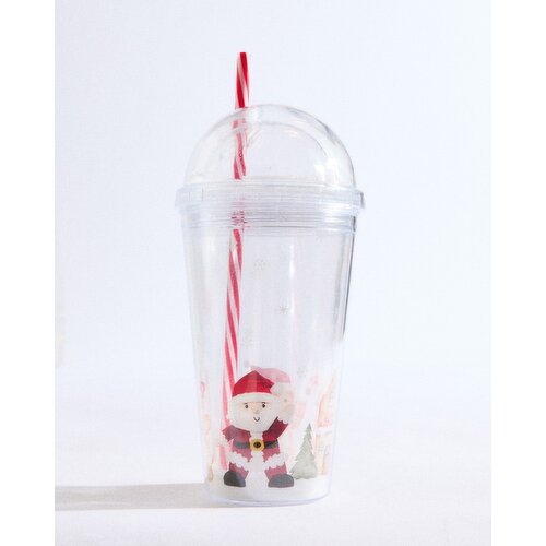 Snow Globe Dome Tumbler White 