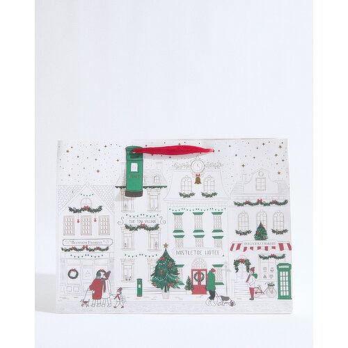 Shop Scene Large Gift Bag Multi L