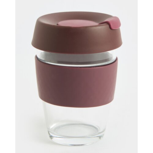 Glass Travel Mug - 350ml Berry