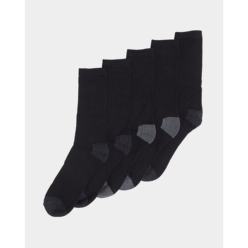 Men's Sports Socks Black 6-11