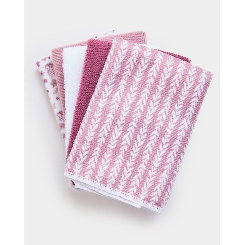 Microfibre Cloths - Pack Of 5 Berry