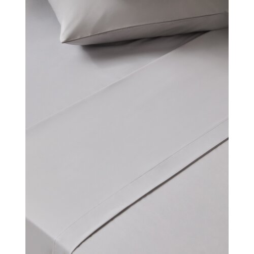Egyptian Cotton Flat Sheet - Double Grey Double