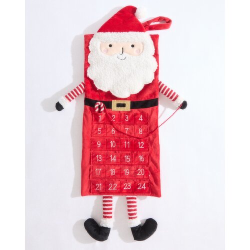 Santa Advent Calendar Red