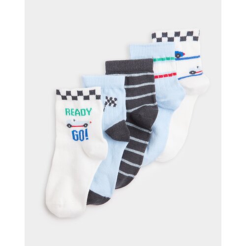 Baby Design Socks - Pack Of 5 Sporty 6-8.5