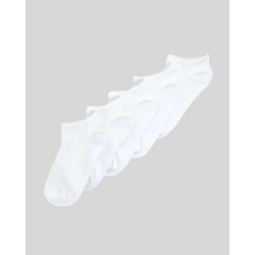 Women's Trainer Socks White 4-8