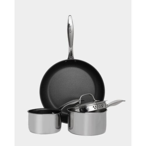 Neven Maguire 3-Piece Cookware Set Sless-Steel