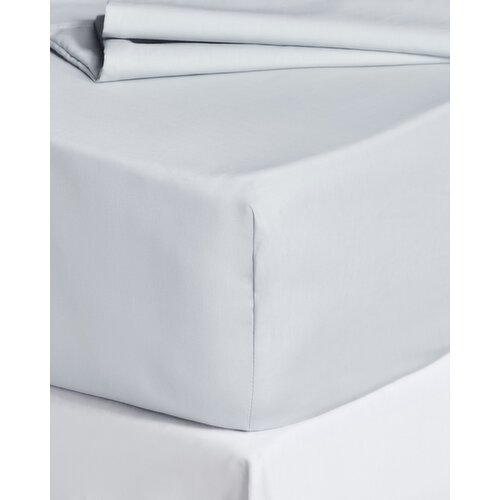 Luxury Percale Fitted Sheet 180 Thread Count - King Size Grey King Size