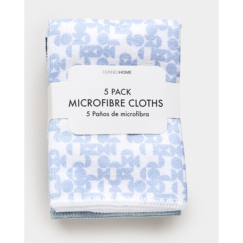 Microfibre Cloths - Pack Of 5 Blue