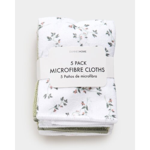 Microfibre Cloths - Pack Of 5 Green