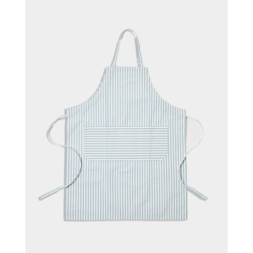 Stripe Apron Blue