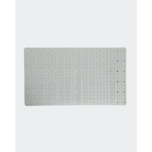 PVC Non-Slip Bath/Shower Mat Grey 