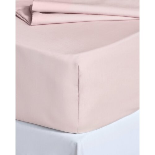 Luxury Percale Fitted Sheet 180 Thread Count - Double Blush Double