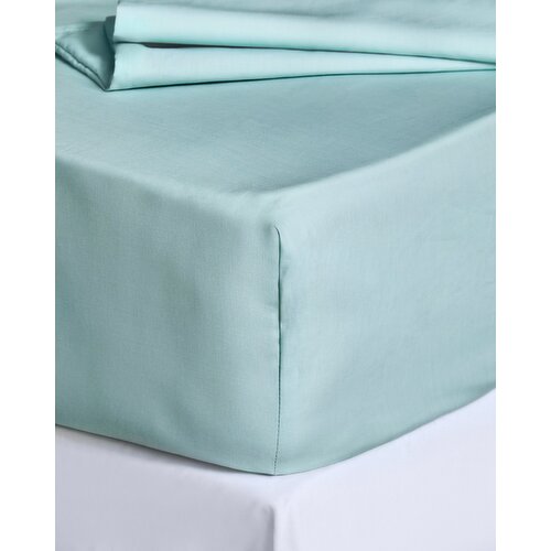 Luxury Percale Fitted Sheet 180 Thread Count - King Size Sage King Size
