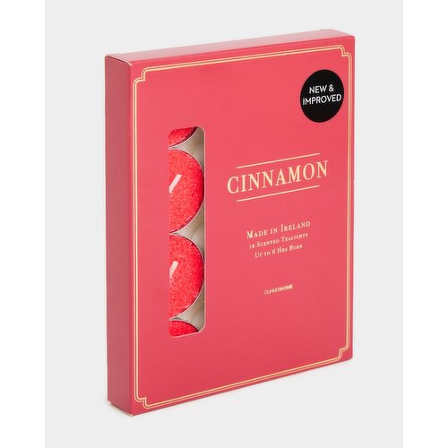Cinnamon Scented Tealights (Pack Of 12)  Cinnamon 